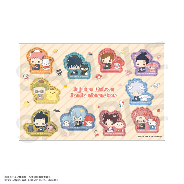 『呪術廻戦 ×サンリオキャラクターズ』アクリルステッカー 01.集合